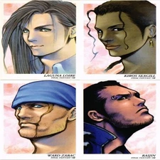 fy7d-6 Laguna Kiros Ward Raijin FF8 Art Museum Card Lot