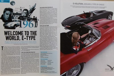 Original 2011 OCTANE extract article: 50 Years JAGUAR E-TYPE Anniversary Special