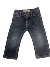 Levis Toddler Boy 511 Knit Denim Jeans Size 12 Months With Distressing