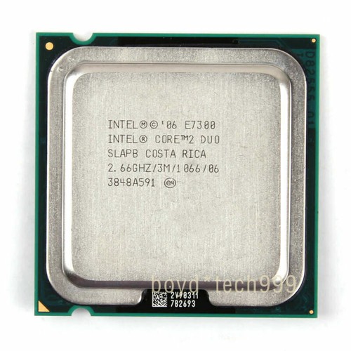 Intel Core 2 Duo E7300 E7400 E7500 E8200 E8400 E8500 E8600 LGA 775 CPU Processor - Picture 2 of 8