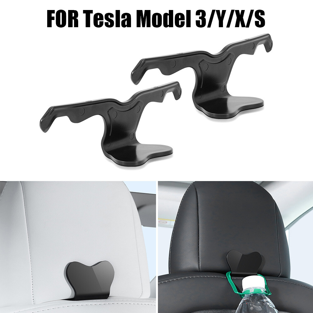 Rear Seat Back Storage Hanger Car Back Seat Hooks Hanger for Tesla