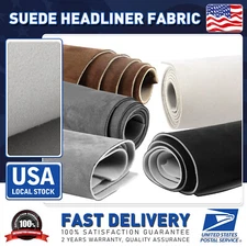 Automotive Suede Headliner Fabric with Foam Backing Car DIY Replacement 60" (W)