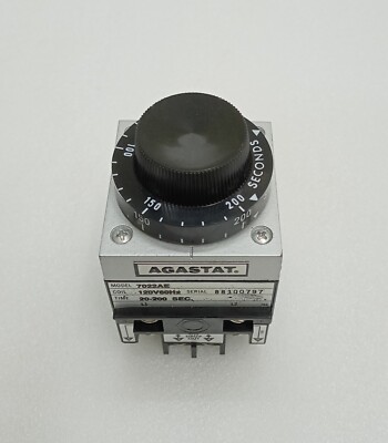 Agastat 7022AE Timing Relais 120V 20-200 Sec