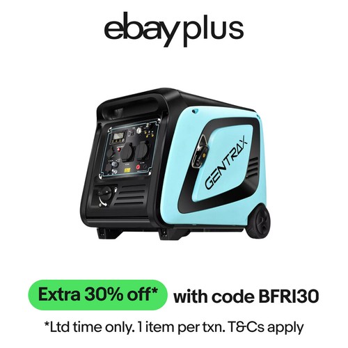 GenTrax Inverter Generator 4.2KW Max Portable RV LCD