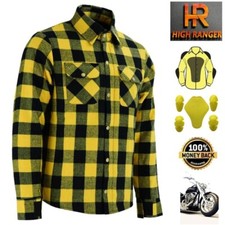 Camisas de leñador de moto para hombre reforzadas con fibra DuPont™ Kevlar®