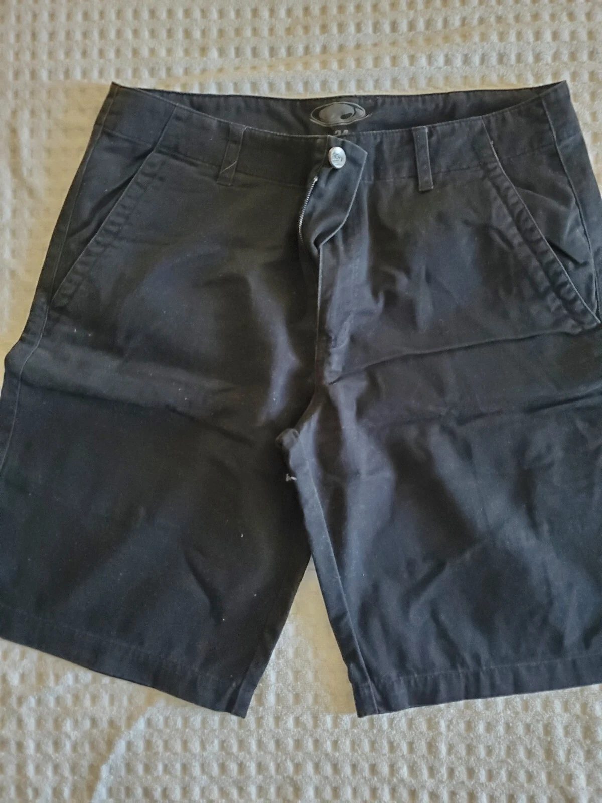 O'Neill Casual Walking Shorts Men's 34 Black Cotton