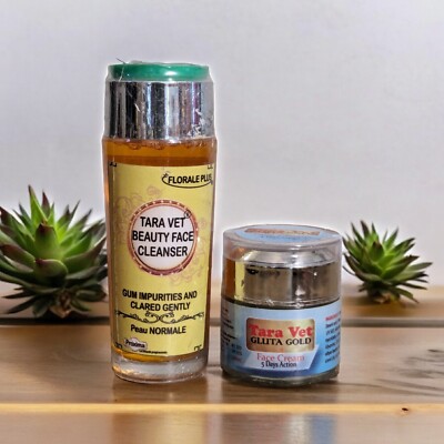 Tara Vet Florale Plus Face Cleanser And Gluta Gold Face Cream | eBay