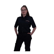 Diensthemd kurzarm mit Schulterklappen navy FEUERWEHR