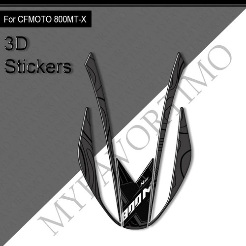CFMOTO motorcycle 800MT-X 800MT 800 MT protector fuel tank knee pad sticker Kit - Picture 14 of 19
