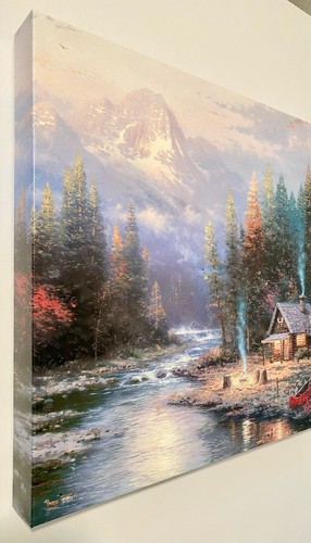 Thomas Kinkade(TK) "End of the Perfect Day II" Giclee New - Picture 4 of 8