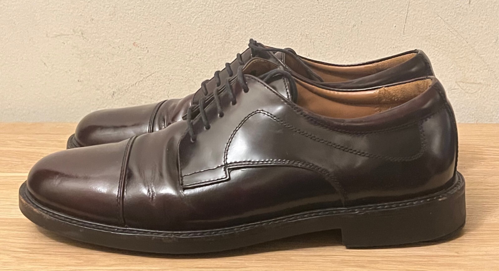 SAOLA Scarpe eleganti Oxford Johnston Murphy Cap Toe in Cordovan (bordeaux profondo) 9 5 M