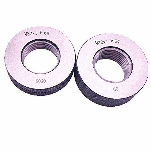 M32 x 1.5 thread ring gage 6g GO NOGO 100% calibrated by expedited DHL(M32x1.5) - Picture 1 of 1