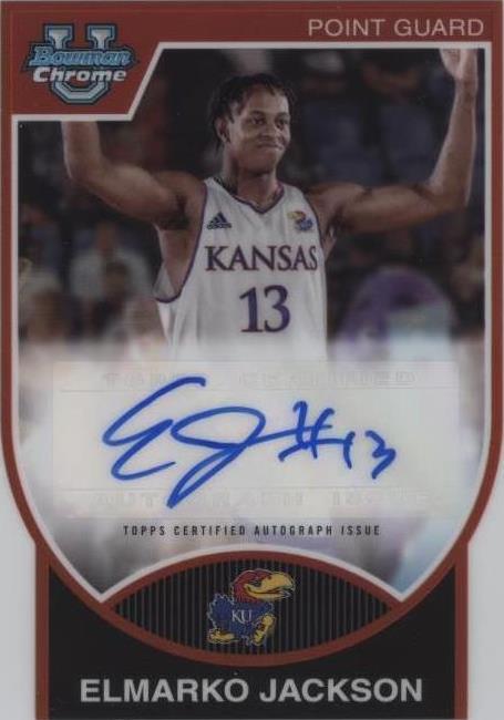 2023-24 Bowman University Chrome - Elmarko Jackson #07BA-EJ - 1 of 2