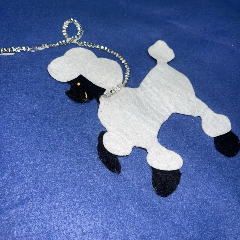 Falda Caniche Años 50 Disfraz Halloween Niñas W 24" L 23" Fieltro Azul Hecho a Mano Calcetín Hop Foto 2 de 4