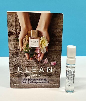 CLEAN Reserve SKIN PEAU Eau de Parfum Sample .05 oz/ 1.5 ml