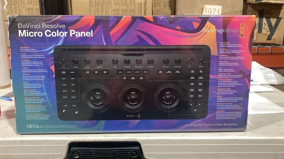 Blackmagic Design DaVinci Resolve Micro Color Panel (EN) DV Blackmagic Design DaVinci Resolve Micro Color Panel (EN) DV