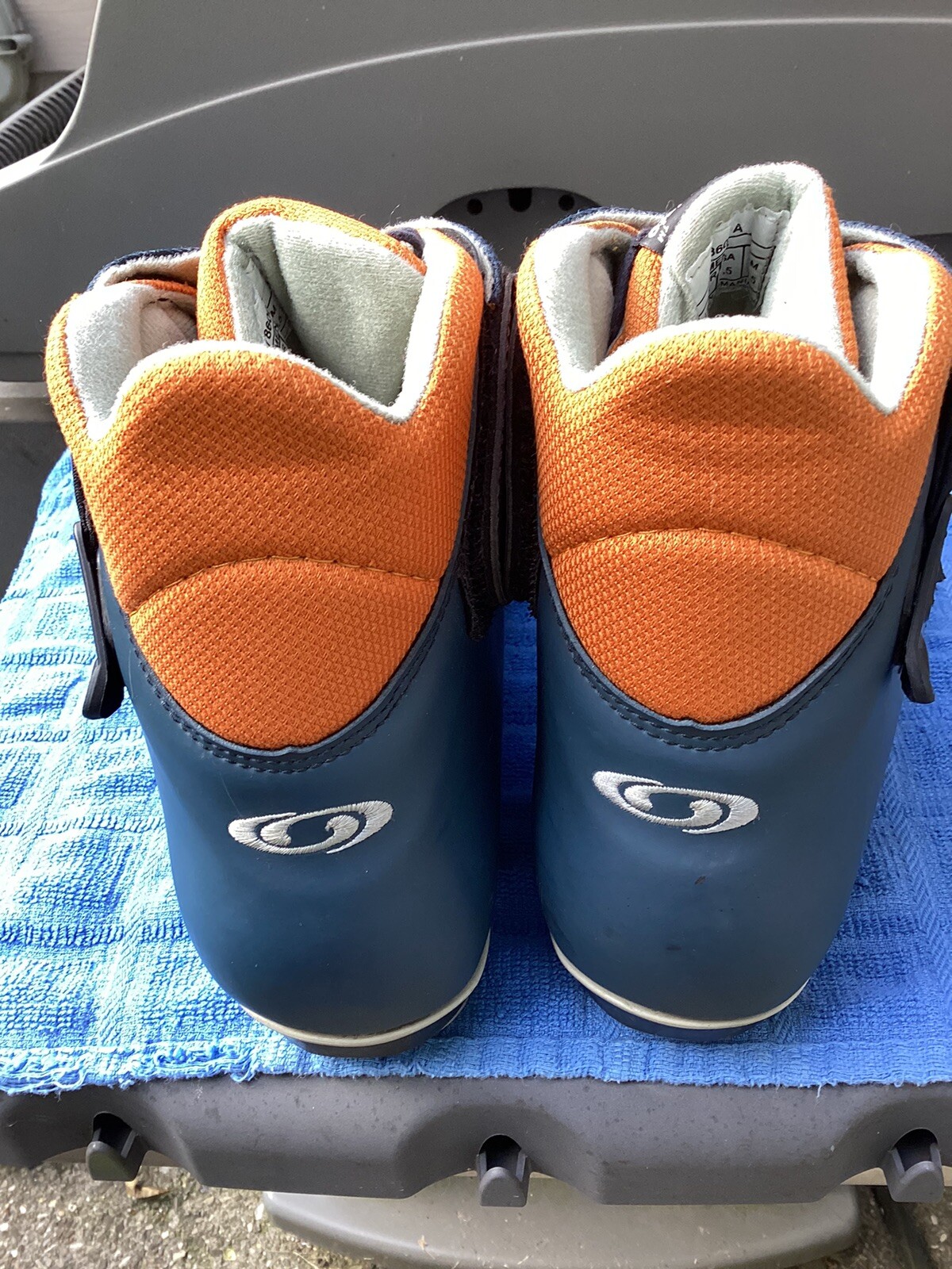 Scarpe da sci di fondo Salomon "New Escape" da uomo taglia 11 5 US blu navy arancione