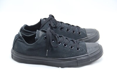 Converse Chuck Taylor All Star Ox Shoes Mens Sz 5 Womens 7 Black Canvas Sneaker