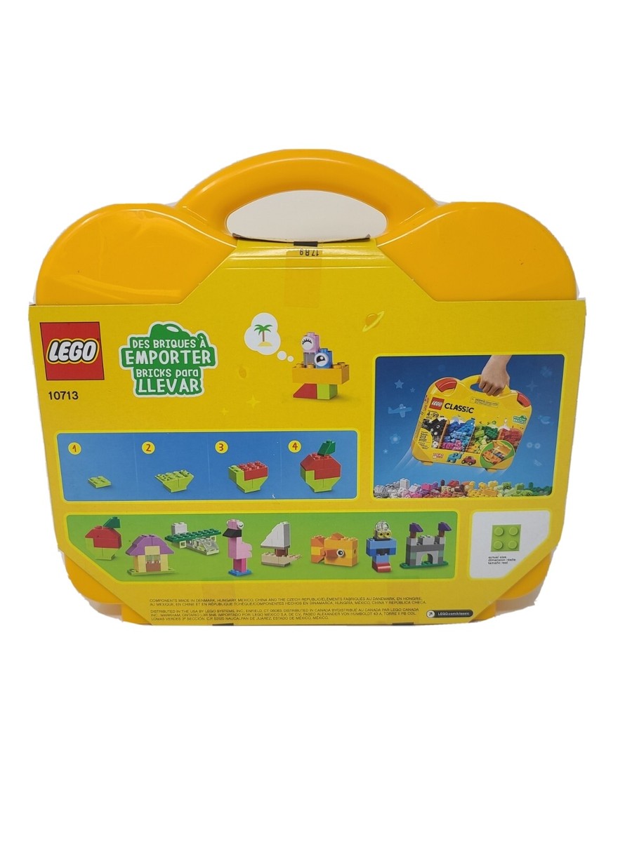 NEW SEALED LEGO Classic 10713 Creative Suitcase w/ 213 Pieces