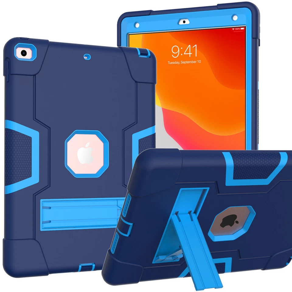 Funda protectora a prueba de golpes para niños para iPad 10º 9º 8º 6º 5º Gen Pro 11 Air 11 13 Foto 3 de 4
