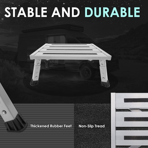Versatile Adjustable Step Stool for RVs - Foldable & Slip Resistant, 1,000 lb - Picture 5 of 10