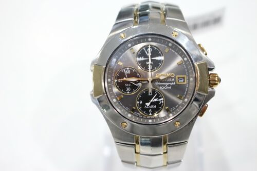 Seiko Coutura Chronograph 100m 7T62 Quartz Watch Mens | eBay