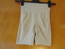 M S Thigh Slimmer Briefs Medium Control Shaping Stretch 12-14 Almond BNWoT