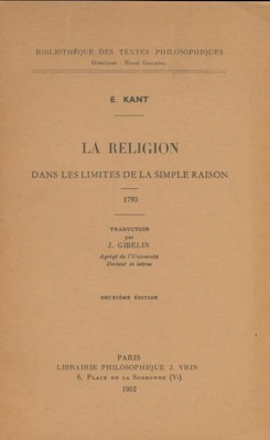 Religion in den Grenzen der Si... - Immanuel Kant - V1973827