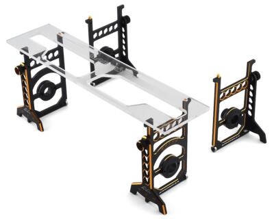 AM Arrowmax Black Golden 1/8 On-Road Set-Up System w/Bag [AMX-171044-LE]