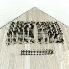 Roco Train Tracks 2401 - 2402 10x Curve 1x Straight