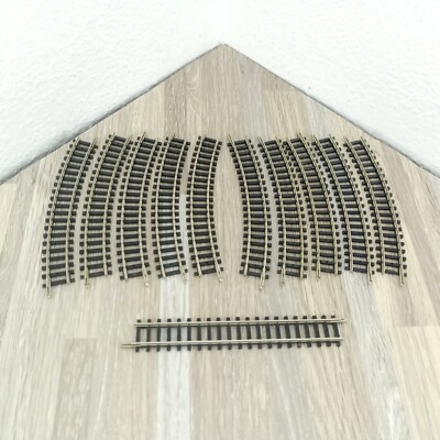 Roco Train Tracks 2401 - 2402 10x Curve 1x Straight