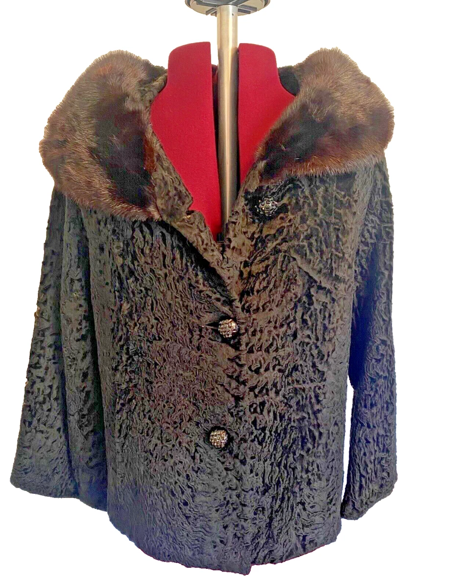 Persian lamb shop coat ebay