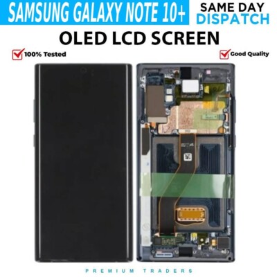 Für Samsung Galaxy Note 10+ SM-N975 ORIGINAL OLED BILDSCHIRM DISPLAY DIGITIZER + RAHMEN