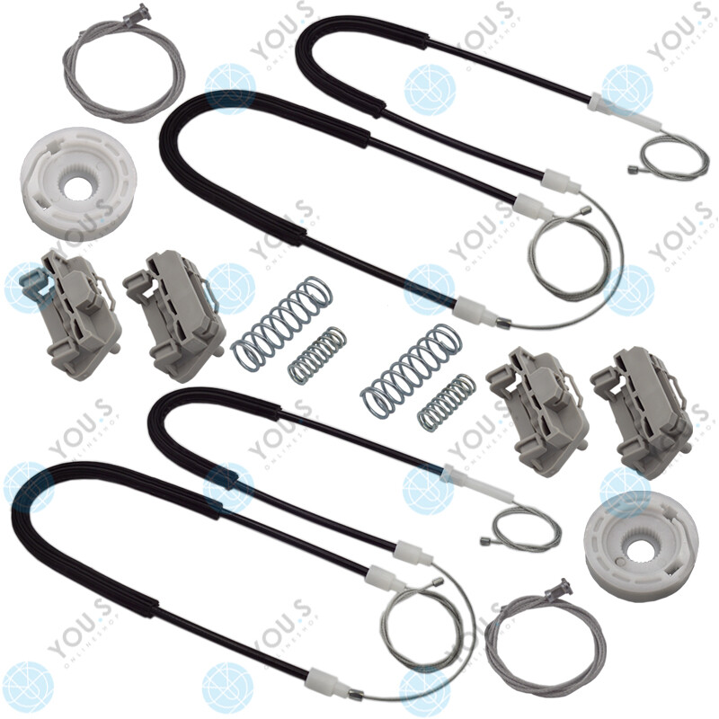 For FORD FOCUS 98-04 Window Regulator Repair Kit Repair Cable - Rear Left