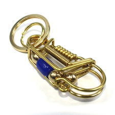 Handmade Brass Keychains Keyrings Belt Clip Wallet Bag Car Key Chain Holder Gift