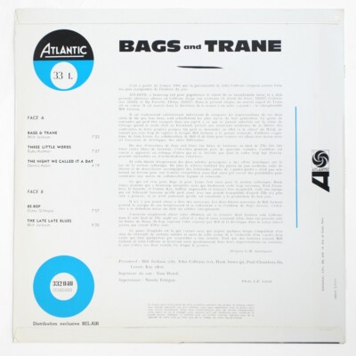 その他 LP Milt Jackson, John Coltrane Bags &amp;amp; Trane SMJ7022 ATLANTIC /00260 Milt Jackson & John Coltrane - Bags & Trane (Vinyl, Japan