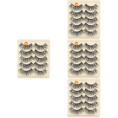  4 Pack Wimpern Mit Bühnen Gefälschte Für Frauen Falsche Augenwimpern