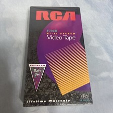 RCA T-120 VHS Up To 6 Hours Hi-Fi Stereo Video Tape for sale RCA T-120 VHS Up To 6 Hours Hi-Fi Stereo Video Tape for sale