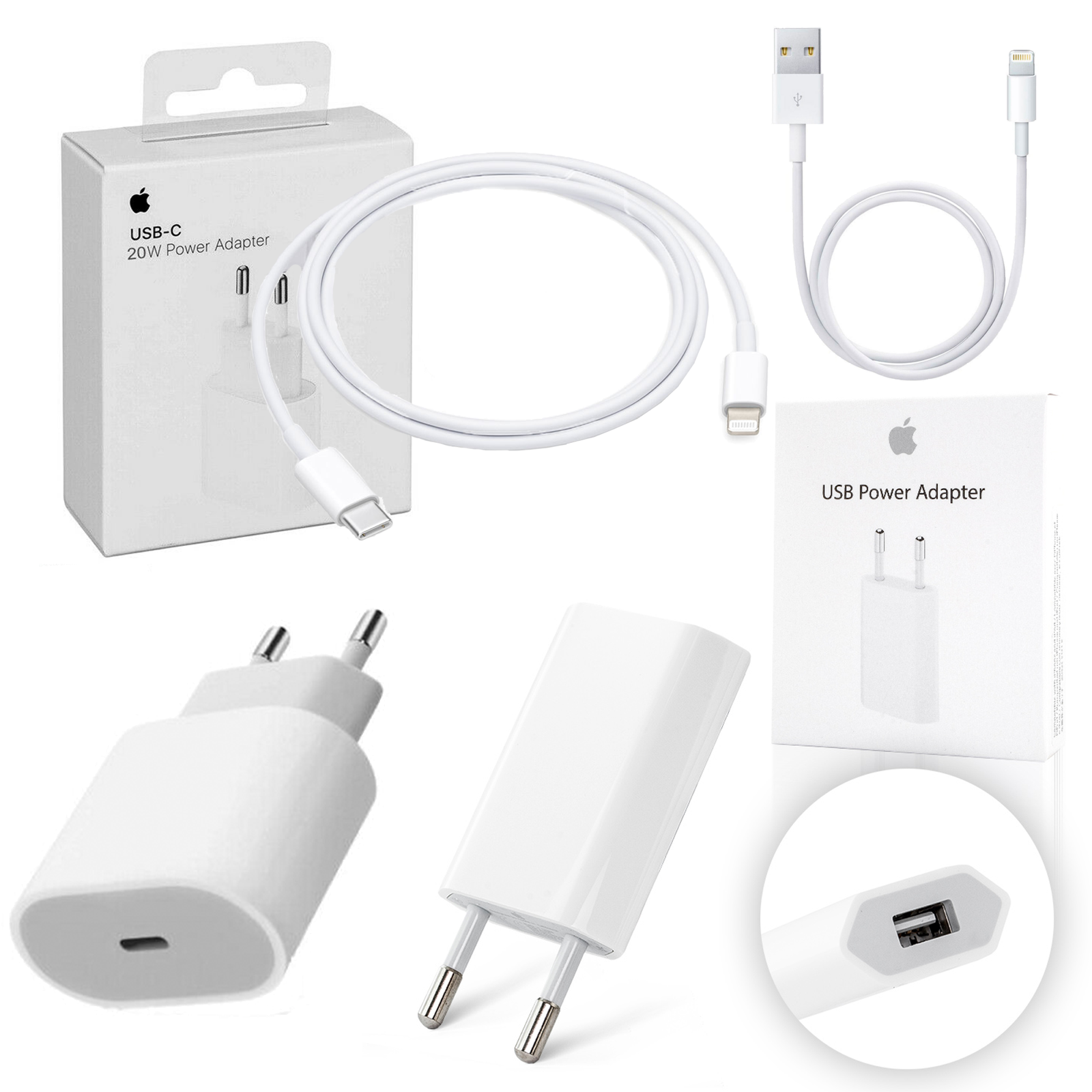 Vhbw Chargeur secteur USB C compatible avec Apple iPhone 13 Pro, 13 Mini, 13  Pro Max, 4 - Adaptateur prise murale - USB (max. 9 / 12 / 5 V), blanc