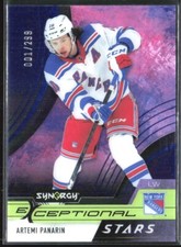 2021-22 Synergy Exceptional Stars Blue Artemi Panarin 001/299 #ES-AP H8R2I