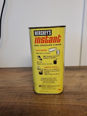 Old Hershey instant Tin real Chocolate flavor Coca 32oz | eBay