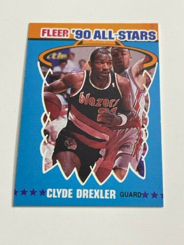 1990-91 Fleer All-Stars 11 Clyde Drexler Portland Trail Blazers  - Photo 1 sur 1