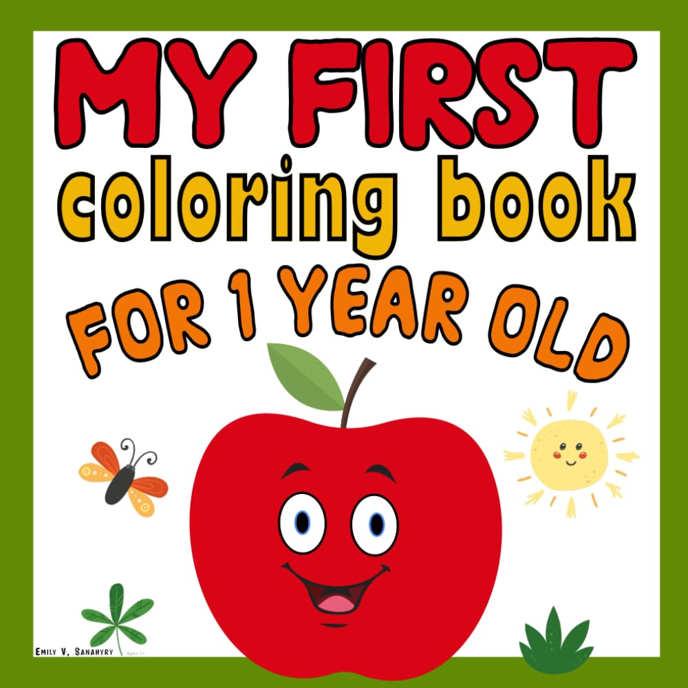 Coloring Books 1 Year Old Coloring Pages : Coloring Pages Book For