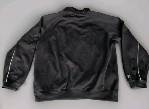 Gwinnett Gladiators ECHL Antigua Pullover Windbreaker Men's L Black 1/4 Zip EUC - Picture 13 of 15