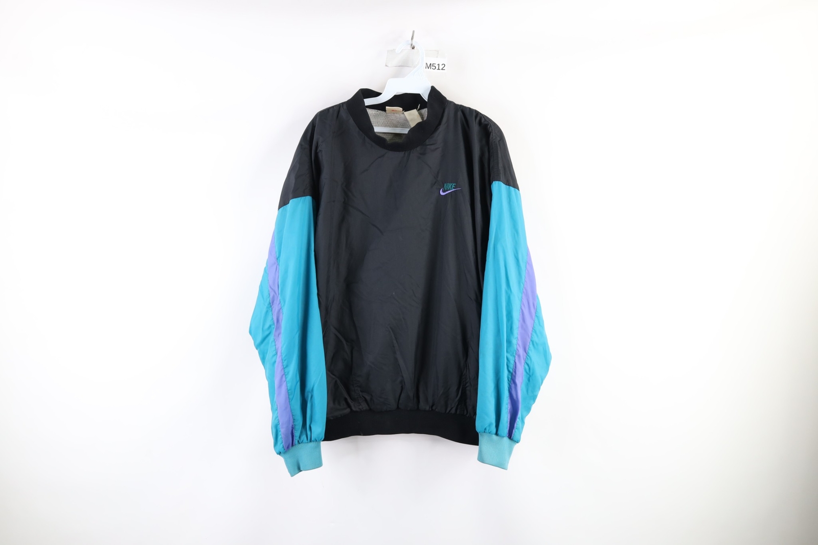 SACAI X NIKE Giacca Pullover Vintage anni 90 Nike Uomo Taglia Large Travis Scott Mini Swoosh Foderata