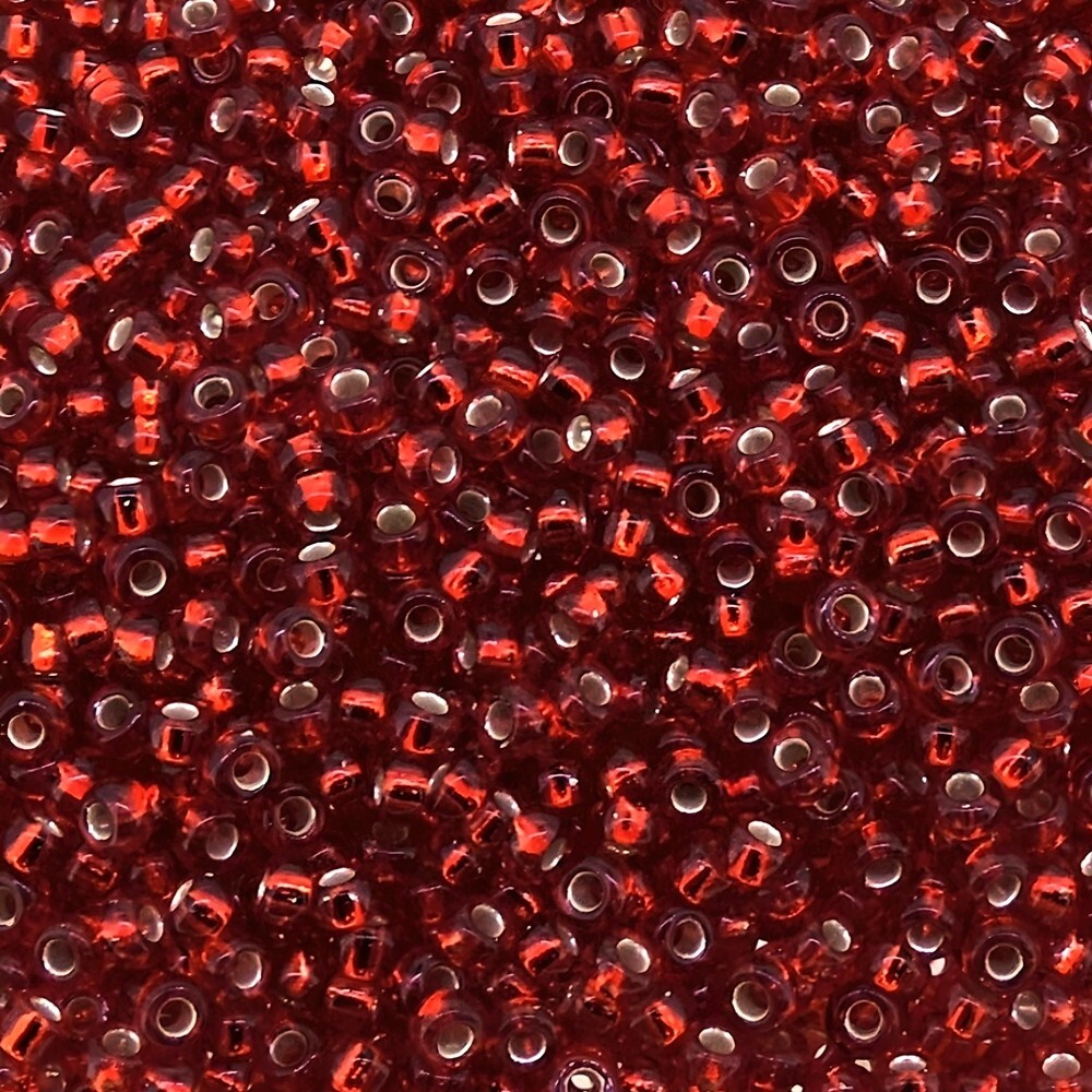 Miyuki 11/0 Delica Japanese Seed Beads - 50gm Pack, Red Vermillion, High Quality For Bead Weaving & Jewelry