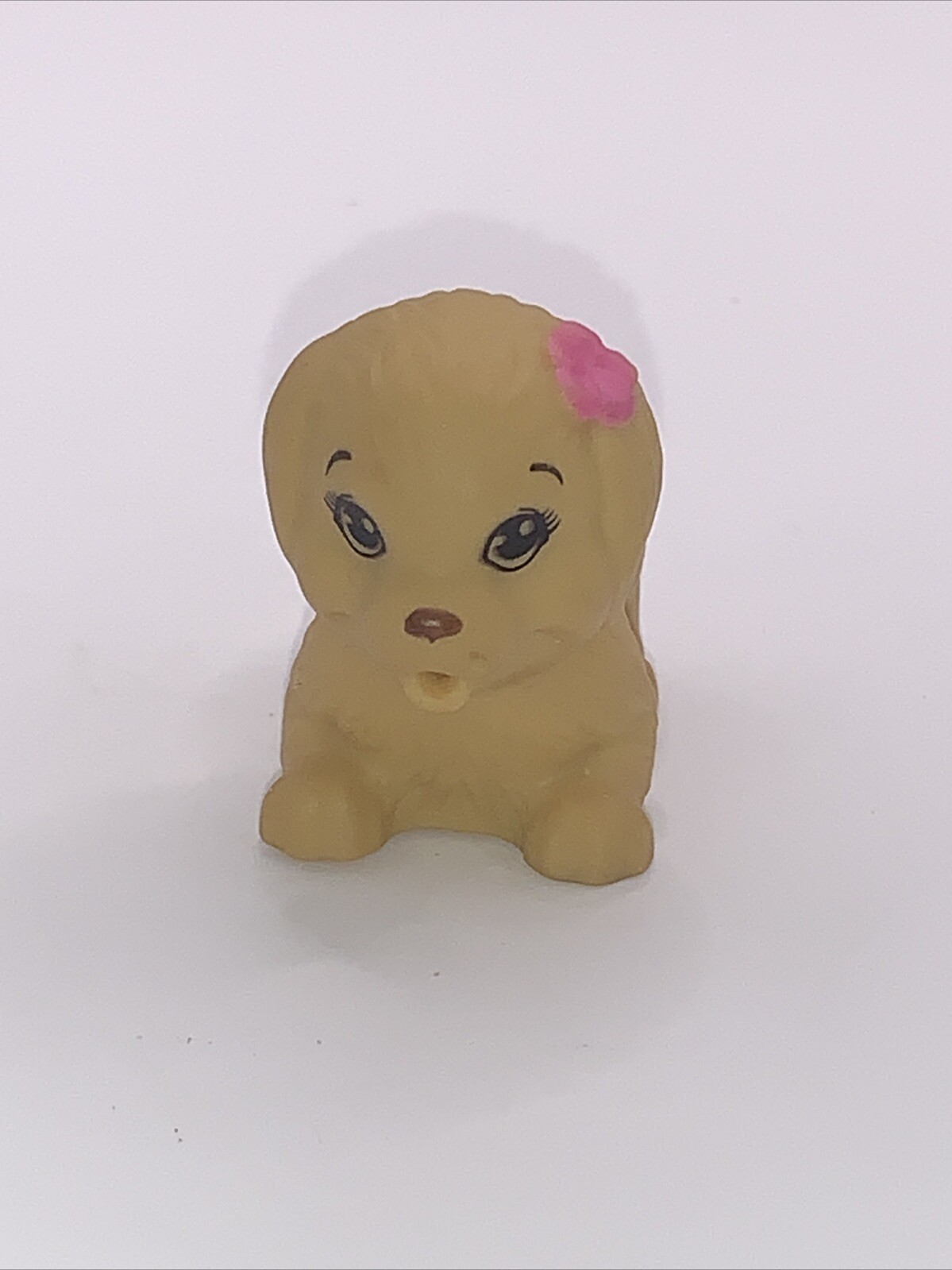 Barbie Golden Retriever Puppy Dog Toy Mini Dollhouse Figure Pet 2016 Mattel