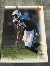 Kevin Dyson Titans 2000 Upper Deck Pros & Prospects #81