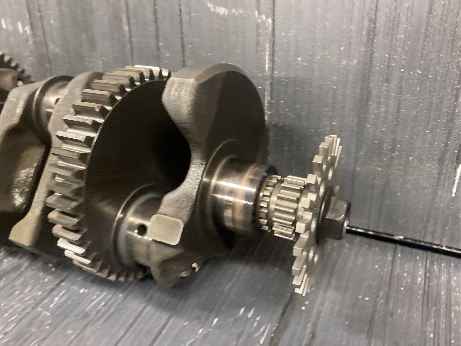 2019 Kawasaki ZX10R 2F Engine crankshaft, motor crank Worn journals