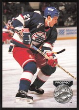 Russ Romaniuk, 1991-92 Pro Set Platinum, #274, Winnipeg Jets, RC